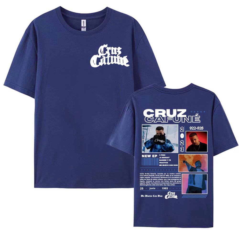Rapper Cruz 922928 Album Tour Merch Tshirt Mens Clothing Hip Hop Vintage Fashion T Shirts Summer ONeck Tops Casual T Shirt
