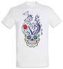 Growing Sugar Skull Plant T-Shirt Mens Womens Tees Top Holi Tattoo Tattooist Headshot Skulls Mexico