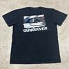 Vintage 90s Surf Skate Tee; Faded Black Style; Adult Medium Graphic Unisex T-Shirt