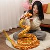 Funny Creative Plush Golden Python Snake Toy - Zodiac Birthday Gift
