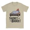 Koszulki Smokey and the Bandit dla Mężczyzn 100% Bawełny Niesamowite Koszulki Okrągły Dekolt Koszulka z Krótkim Rękawem Ubrania Duże Rozmiary