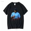 Purple Aki Yes Lad Crewneck T Shirt Vintage Washed Homme Versatile Slightly Breathable Stretched Casual Top For Everyday Wear