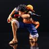Аніме One Piece Фігурка Луффі Бойова Поза На Колінах Два Стилі Колекційна Лялька Декорація Модель Іграшки Подарунки на День Народження Фігурка Аніме