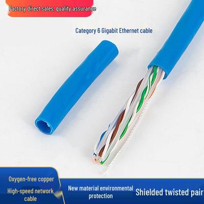 Cook Cat 6 Unshielded Gigabit Network Cable for High-Speed Broadband, 8-Core Monitoring, and Network Engineering