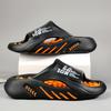 Summer Fashion Men's Slippers Comfortable Anti Slip Beach Shoes Casual Large Size Slippers