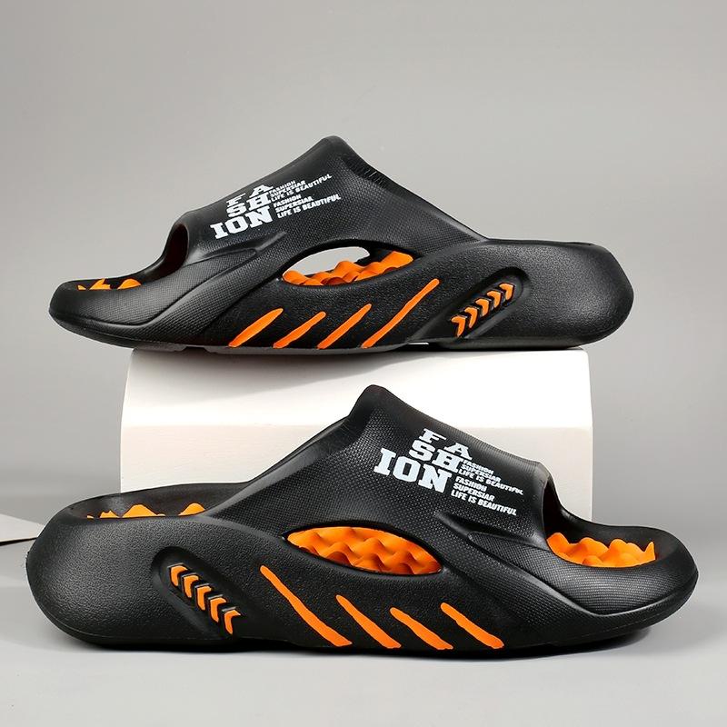 Summer Fashion Men's Slippers Comfortable Anti Slip Beach Shoes Casual Large Size Slippers
