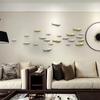 Creative Wall Decoration Fishs Home Decoration Pendant 3D Electroplating Fish Wall Paste Restaurant TV Background Wall Fish