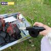 Portable Manual BBQ Fan Air Blower Outdoor BBQ Blower Camping Equipment Barbecue Picnic Manual Grill BBQ Fire Bellows BBQ Tools