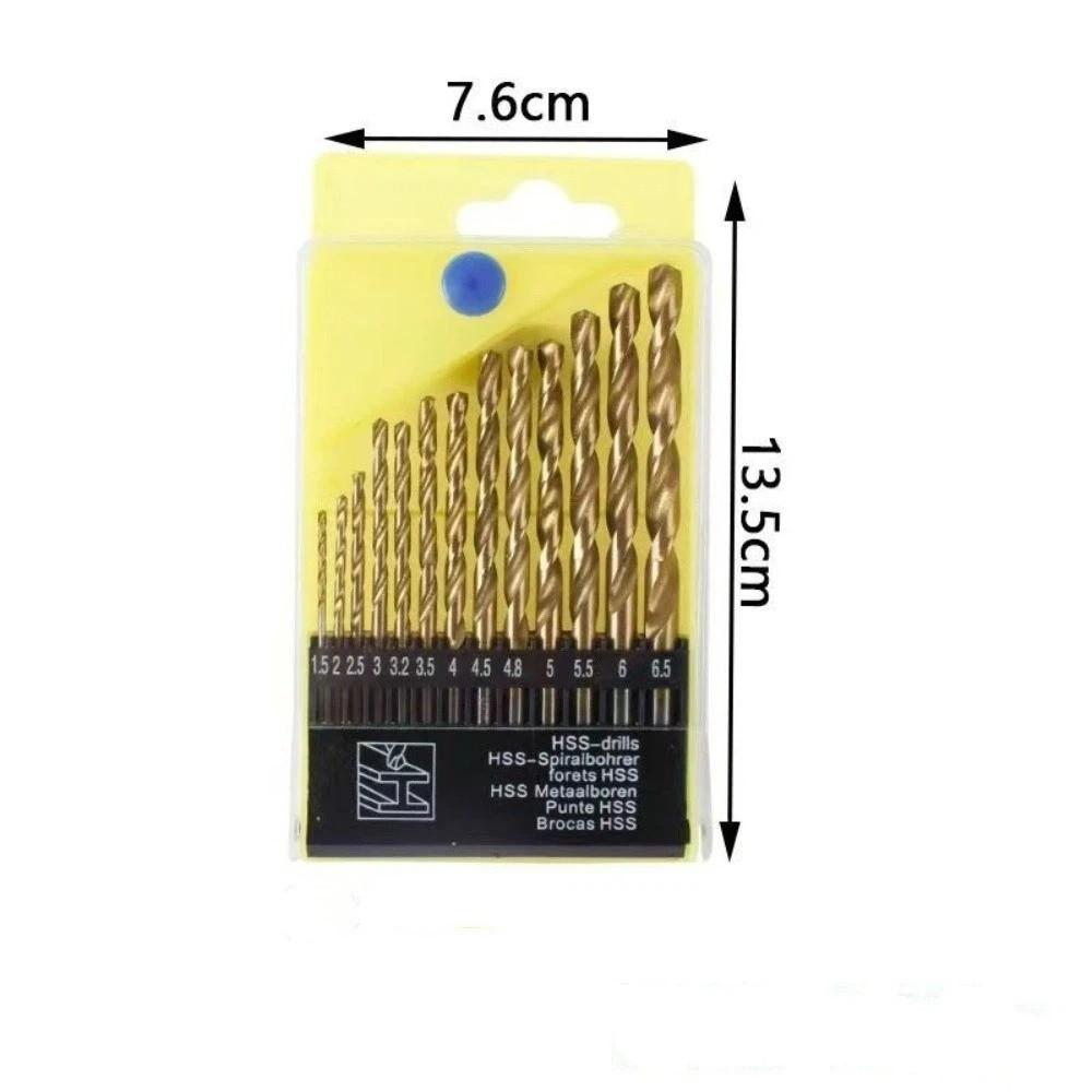 Precision Masonry Drill Bits High-Speed Steel Drill Bit Set Twist Drill Bits  For Metal