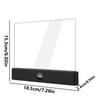 Flat Reading Light with Timer Portable Transparent Bed Reading LED Book Light Panel for Bedtime Night Library Bedroom Home