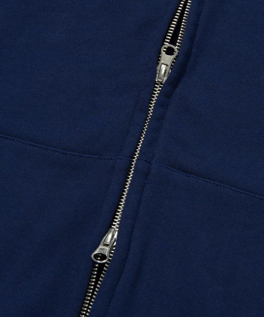 Suade Normal Hood Zip Up [Navy]