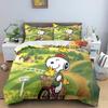Snoopy Quilt Cover for Teen Kids Bedroom Skin-Friendly Breathable Cute Printed Comforter Warmth Bedding Cartoon New Design