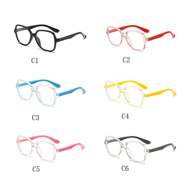 Anti-blue Lightweight Glasses Exquisite Square Children Eyewear Luxurious Kid Eyeglasses Blue Rayweight Blocking Boy Girl Computer Eyeglas