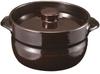 Rice Cooker Clay Pot, 3-cup Capacity, Approx. 23.5cm (length) X 19.5cm (width) X 13.5cm (height), Includes Recipe, Microwave and Gas Stove Co