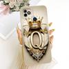 Casing For ITEL Vision 1 Plus Cover For ITEL P36 Phone Case Silicone Luxury A-Z Letters Fashion Crown 2D Painted