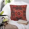 Heriz Antique Vintage Boho Persian Square Pillowcase Pillow Cover Cushion Zip Decorative Comfort Throw Pillow for Home Sofa