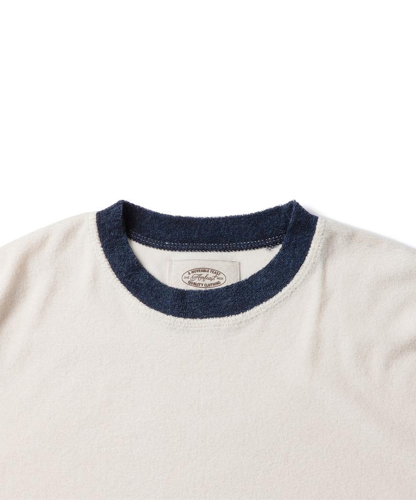 AMFEAST 70 Terry Ringer T-Shirt Navy