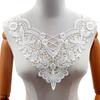 Yousheng Embroidered Lace Collar Hollow Out Lace Fabric Trim Applique Neckline Women Lace Collar Applique for DIY Sewing Supplies Wedding Dress