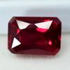 Natural Red Ruby Loose Gemstone 8.20 Ct Emerald Shape for Jewelry Making and Gem Collections