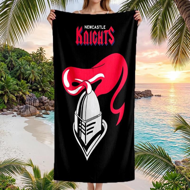 Knights Fashion Beach Towel: Ideal for Summer Adventures Soft, Absorbent and Quick Drying Suitable for Swimming and Bathing
