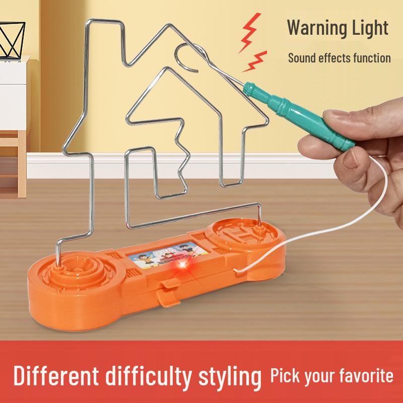 Electromagnetic Hot Wire Maze: Hand-Eye Coordination Training Game