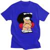 Custom Cool Quino Comic Cartoon Mafalda T Shirt Men Short Sleeves 100 Cotton Tshirt Tees Fashion Tshirt