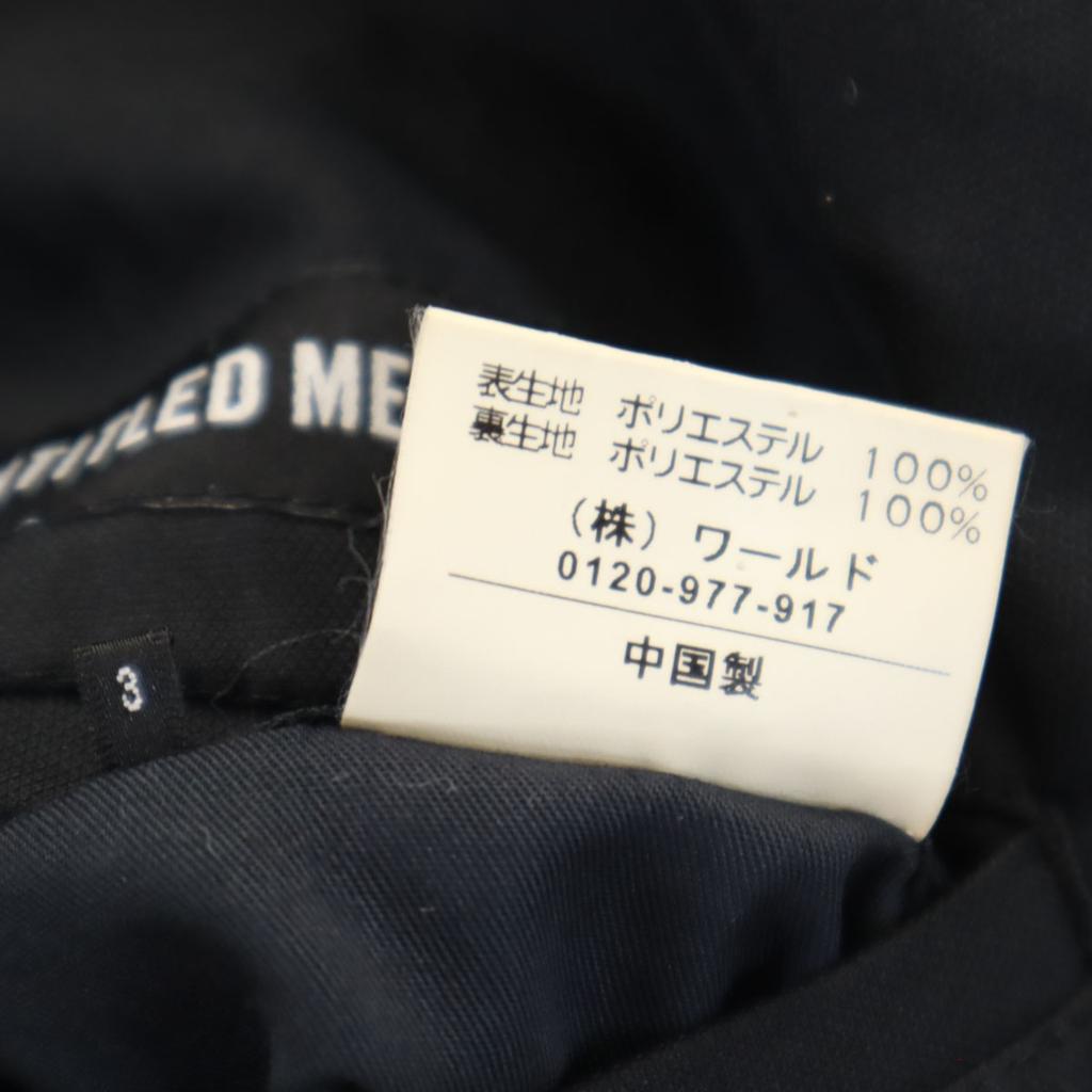 UNTITLED MEN Jacket 48 Black Men's Used