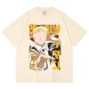 230 Gsm  Cotton Chainsaw Man V25 Kishibe Print Unisex Heavy Cotton T Shirt