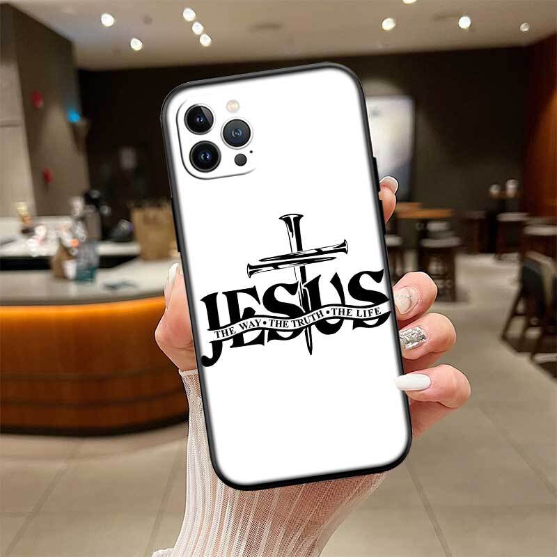 Bible verse Jesus Christ Phone Case for Redmi Note 12 12S 12C 13 13C 13R 14 14S 14R 14C 11A 13X A3 A3X A4 A5 Pro Max Plus