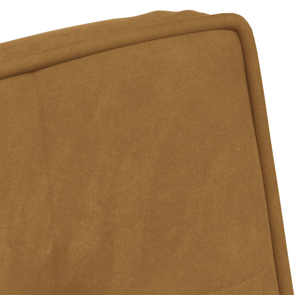 Relax Chair Brown 64 X 74 X 84 Cm Velvet