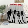 Singer Rock G-Gorillaz Blanket Flannel Warm Comfort Soft Plush Blanket For Picnic Beds Sofas Homes And Bedrooms