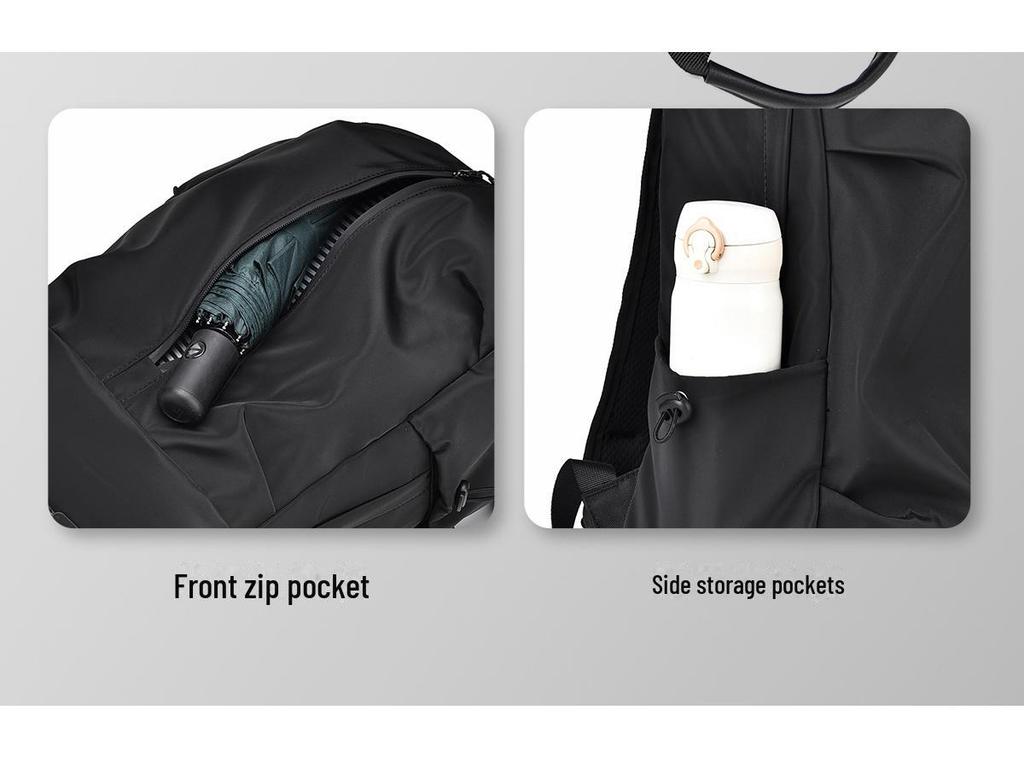 Lässiger Herrenrucksack im koreanischen Stil: Trendig, Leicht und Schlicht für Studenten und Pendler.