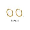 10pcs Stainless Steel Small Hoops Earring Piercing Ear Cartilage 8-20mm Women Men Stainles Steel Round Circle Pendientes