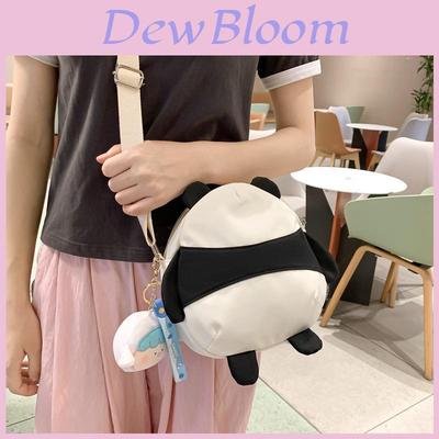 Cute Panda Mini Shoulder Bag With Cartoon Design And Zipper Closure For Daily Use