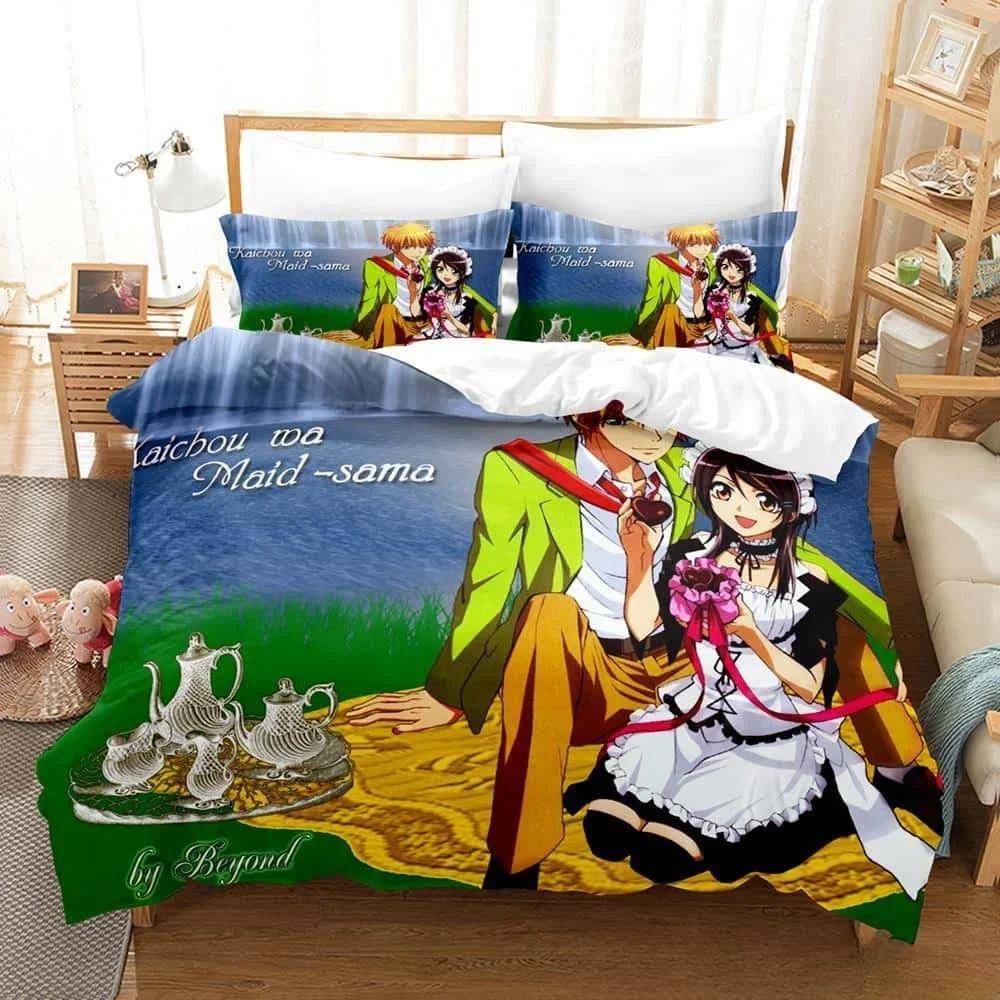 New 3D Print Anime Kaichou Wa Maid-sama Bedding Set Single Twin Full Queen King Size Bed Set Adult Kid Bedroom Duvet Cover Sets