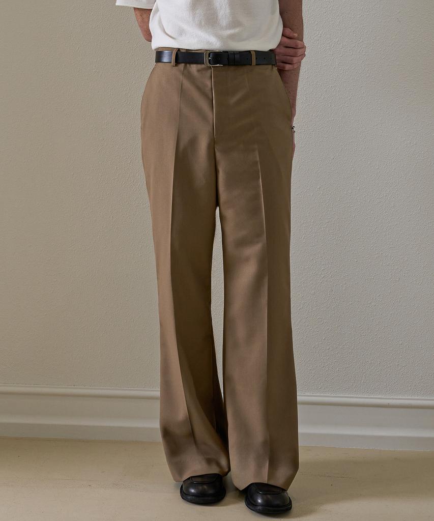 TRIP LE SENS Custom Mid Flare Slacks_Beige (B Type)