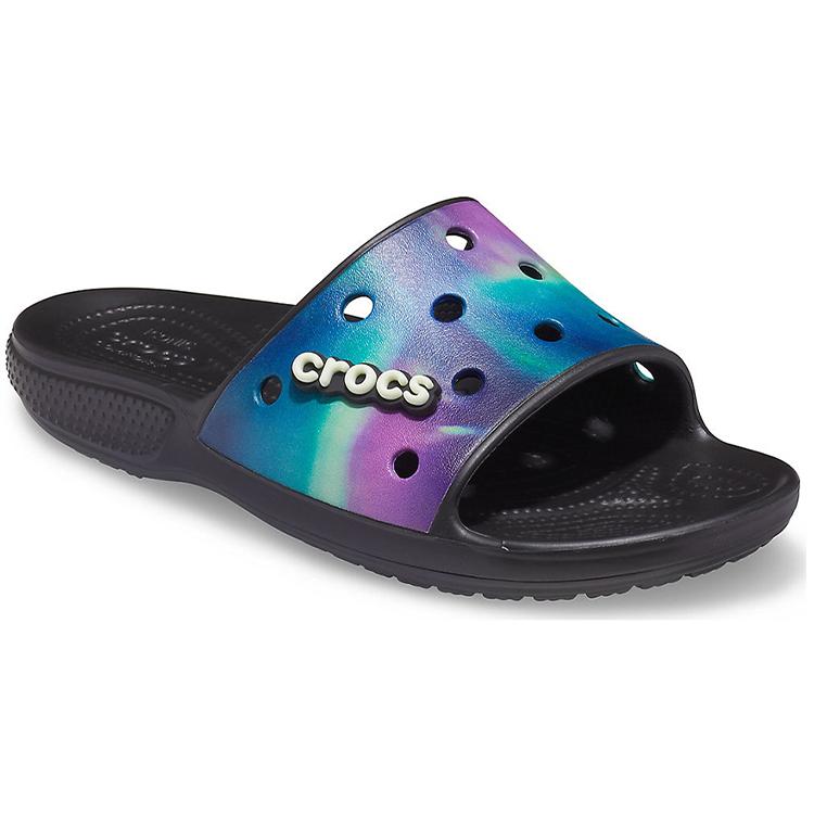 Crocs Classic Clog Casual Shoe Unisex Multi Color Black 207308-988