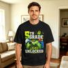 1st Grade Level Unlocked Video Game Back To School Tshirt Summer Popular Tshirts 100 Cotton O Neck Oversized Clothes