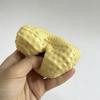 Pinch Toy with Peanut Shape Stress Relief Toy Soft Squeeze Sensory Fidget Toy Non-Sticky Desktop Ornament for Kids Adults