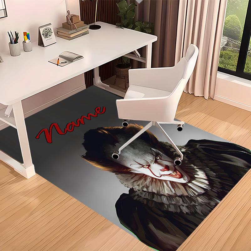 Custom Personalization Pennywise the Dancing Clown Print Area Rug - Soft, Washable Non-Slip Indoor Mat,Living Room,Home&Office Decorative Rug