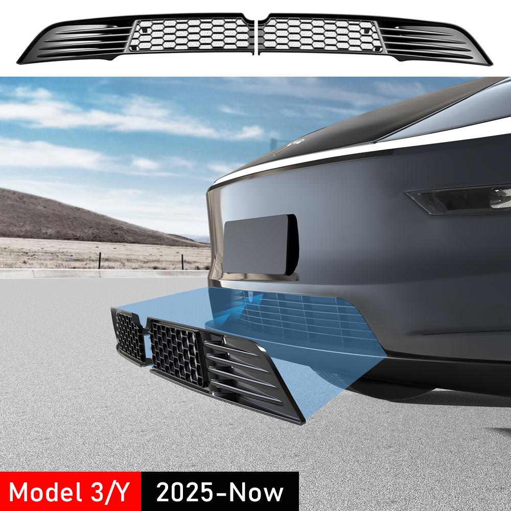 Frontgrillschutz Grilleinsätze Gitter für Tesla Model 3 Y Juniper 2025 2026 Lufteinlass Lüftungsgitter Stoßstangen Gitter Filter Zubehör