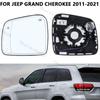 Sidodörrspegelglaslins För Jeep Grand Cherokee 2011- Med Uppvärmd Döda Vinkeln Backspegel 68082635AB 68082638AB