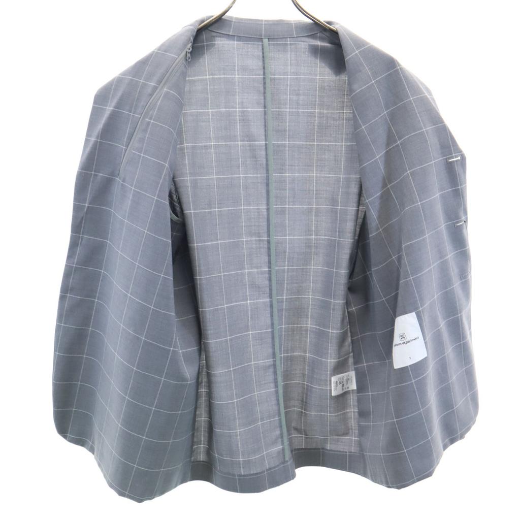 unused uniform experiment 20SS Window pen check 3B tailored jacket Men's Used