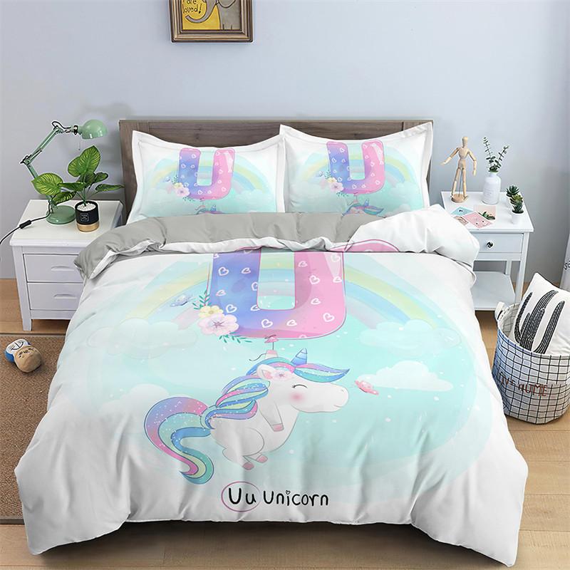 3D Cartoon Bettbezug Schönes Tier Bettwäsche Set Polyester Niedlicher Bär Panda Elefant Bettdeckenbezug Einzel für Kleinkind Kinder Kinderzimmer