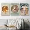 Vintage Alphonse Mucha Klassiek Kunstwerk Art Nouveau Kunst Poster en Prints Canvas Schilderij Wandkunst Afbeeldingen voor Huis Kamer Decoratie