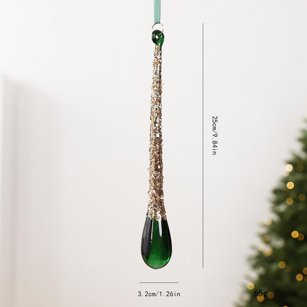 Gradient Color Snowflake Christmas Ornaments - Acrylic Decorations