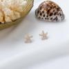 Boucles d'oreilles en perles en forme d'étoile de mer