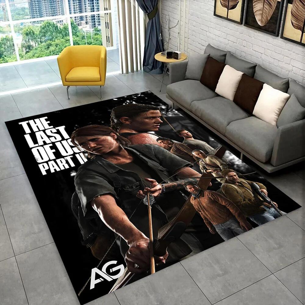 The Last of Us Horror TV Game Pedro Area Rug,Carpet for Home Living Room Bedroom Sofa Doormat Decor,kid Play Non-slip Floor Mat