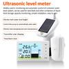 Digital Ultrasonic Level Gauge Water Liquid Tank Depth Temperature Monitor Water Tank Controller Level Monitor Time Display