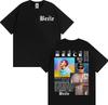 Rapper BEELE Album Tour 2025 Merch T Shirts Men Women Hip Hop Pop Music Street Tshirt 100 Cotton Oversized T Shirt Streetwear